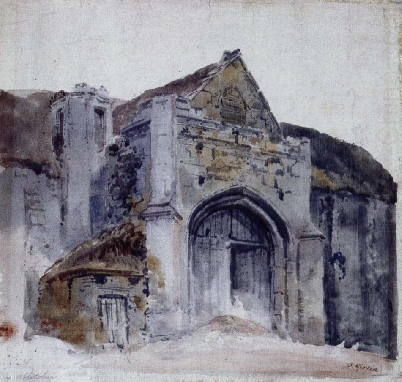 the tihe barn abbotsbuy, Thomas Girtin